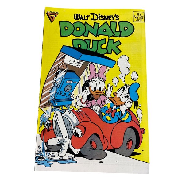 Gladstone Walt Disneys Donald Duck Comic No.263 June 1988 Vintage Bagged Boarded - Picture 1 of 6